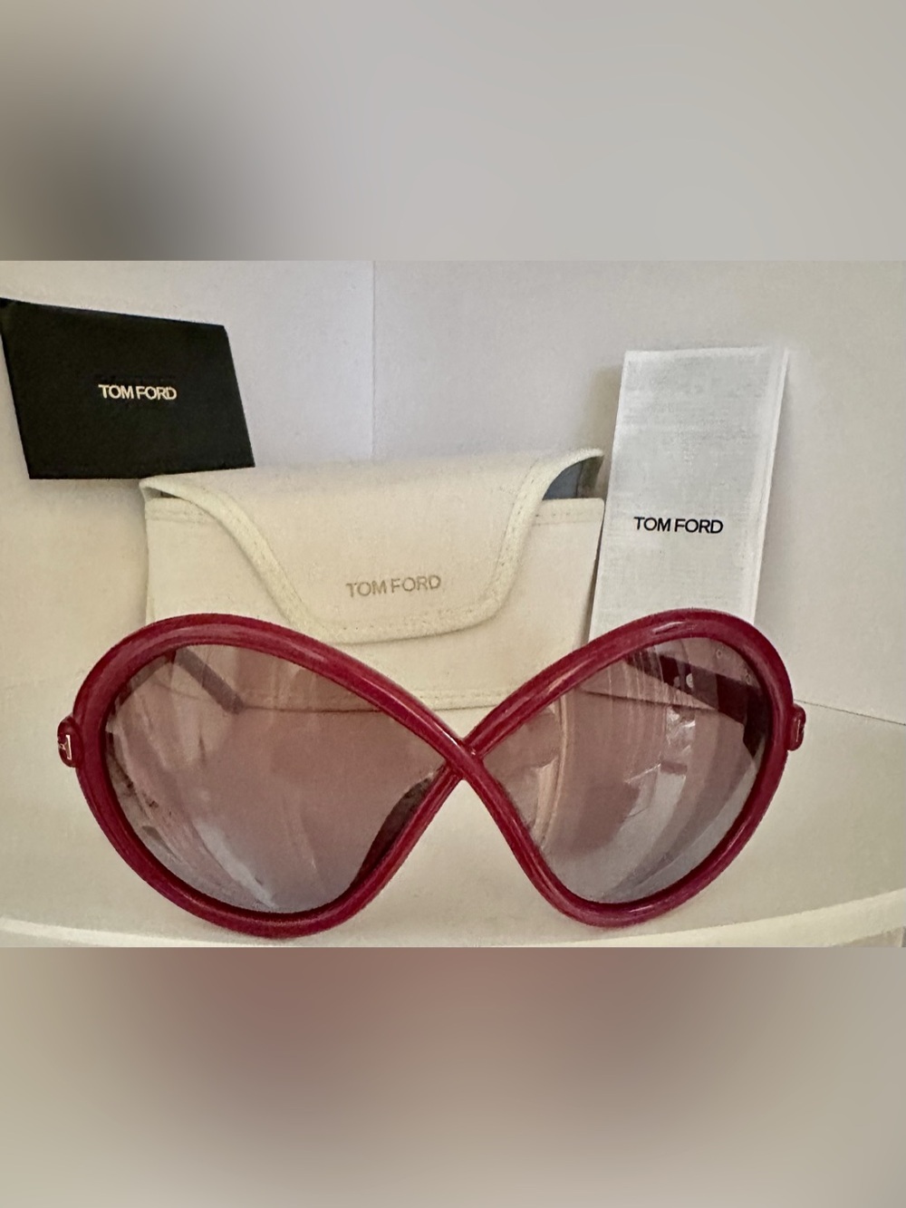 Tom Ford Jacques TF 1070 Red Sunglasses New